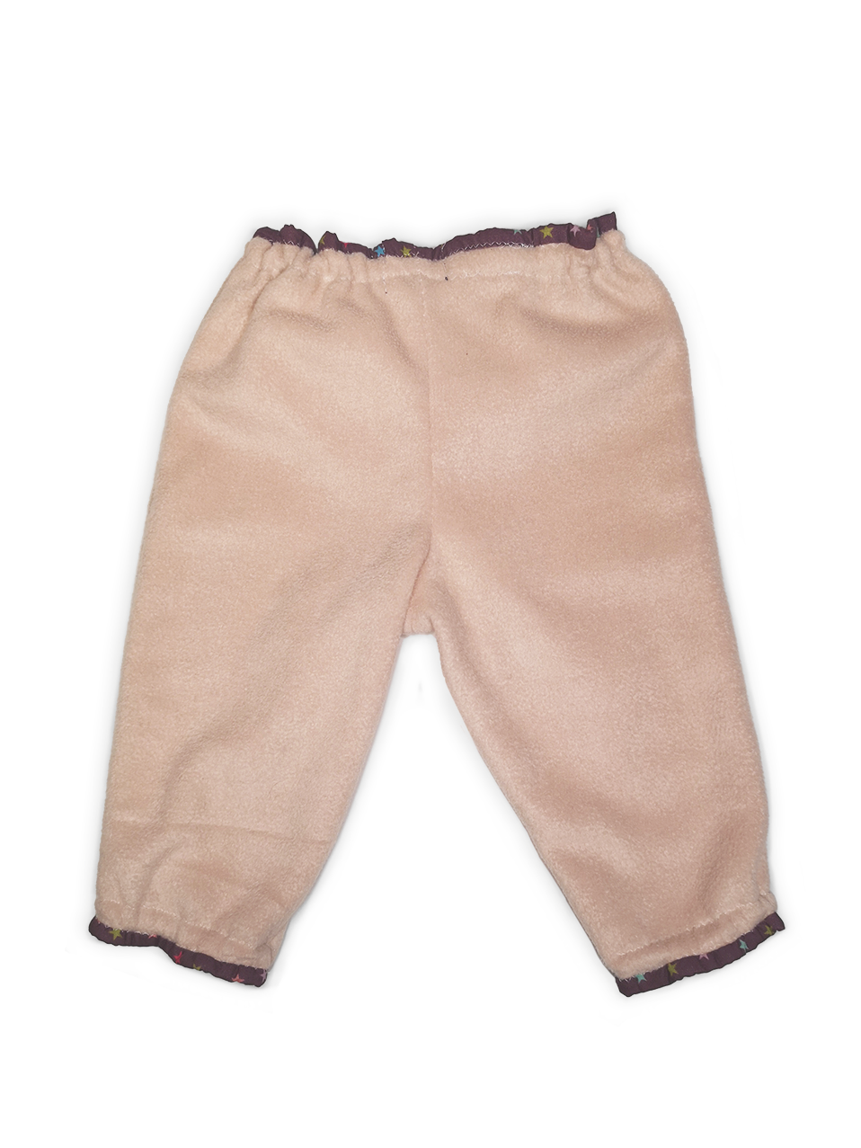 Baby joggebukser - rosa plyss - str 80