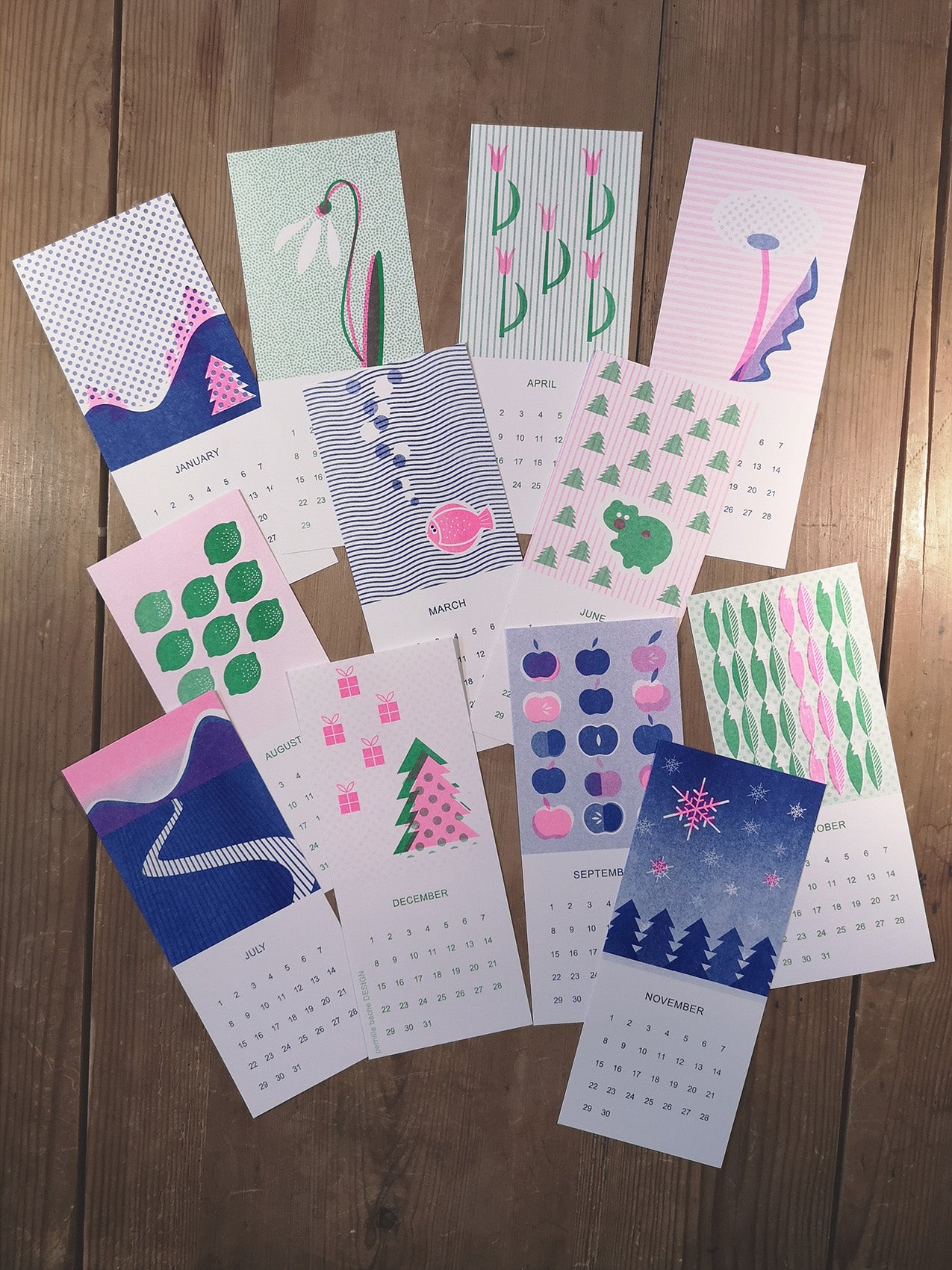 Kunst kalender (risoprint)