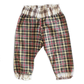 Baby joggebukser - røde ruter - str 68