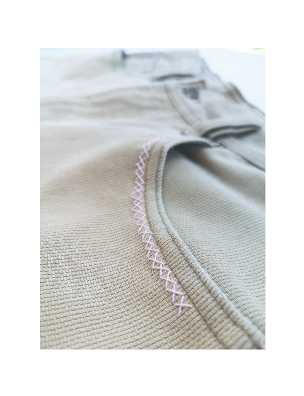 Dame skjørt - beige jeans - str M