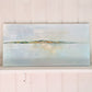 Himmel og hav i høstlys - maleri (60 x 30 cm)